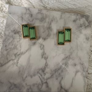 Genuine Swarovski Crystal gold plated post earrings